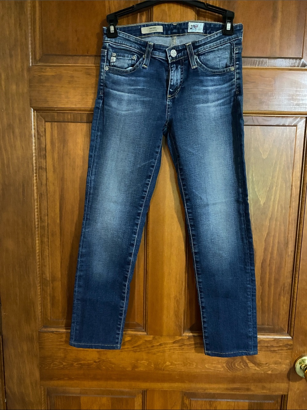 AG Adriano Goldschmied Womens Dark Blue Skinny Jeans